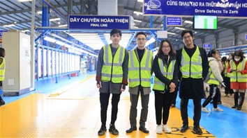 THAM QUAN TẠI NHÀ MÁY HUYNDAI THÀNH CÔNG VÀ CÔNG TY DỆT BẢO MINH