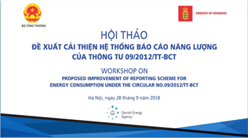 Đề xuất cải thiện hệ thống báo cáo năng lượng của Thông tư 09/2012/TT-BCT