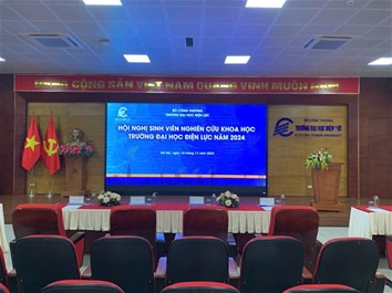 HỘI NGHỊ SINH VIÊN NGHIÊN CỨU KHOA HỌC TRƯỜNG ĐẠI HỌC ĐIỆN LỰC 2024